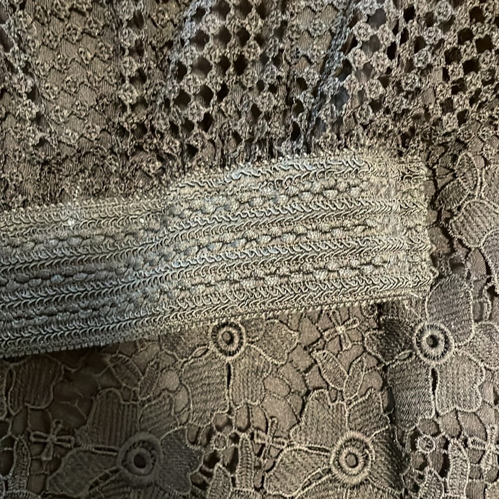 NWOT Openwork embroidery midi skirt - Picture 4 of 5
